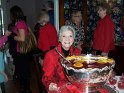 Tea Fran serves punch